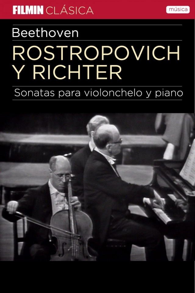 Rostropóvitx i Richter interpreten a Beethoven
