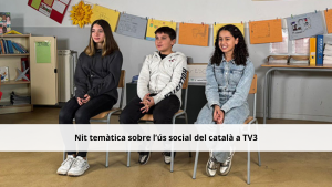 Nit temàtica sobre l’ús social del català